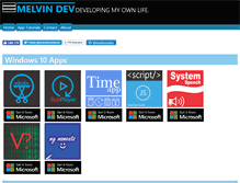 Tablet Screenshot of melvindev.com